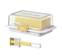 Butter Holder - Butter Chopper Box for Countertop | Unbreakable Cheese Holder, Covered Dish Container, Simple Scoop, Multifunctional Tray for - and East Coast, Home Kitchen, Living