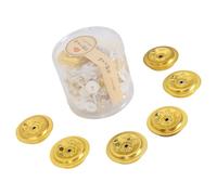 Butter Lamp Wicks with Floating Holder, Cotton Metal Set for Buddhism