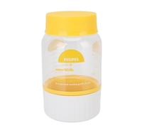 Butter Maker Cup Homemade Butter Shake Jar with Built in Strainer for Kitchen Cooking Baking with Recipes on the Side