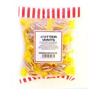 Butter Mints Bag 140g MONMORE | Buttery Mint Hard Boiled Sweets with Toffee Centre | Individually Wrapped | Classic Treat for Sweet Moments