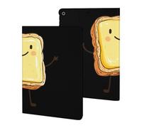 Butter on Toast Cute Printed Tablet Cases Compatible with iPad Series Slim Trifold Stand Protective Cover