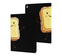 Butter on Toast Cute Printed Tablet Cases Compatible with iPad Series Slim Trifold Stand Protective Cover
