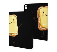 Butter on Toast Cute Printed Tablet Cases Compatible with iPad Series Slim Trifold Stand Protective Cover