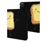Butter on Toast Cute Printed Tablet Cases Compatible with iPad Series Slim Trifold Stand Protective Cover