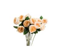 Butter Portland Rose - Realistic Artificial Flower For Decor