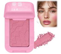 Butter Powder Blush Palette for Cheeks - Long Lasting Pink Blusher for Mature Skin - Fade and Transfer Resistant (02 Pink)