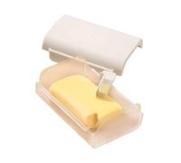 Butter Saving Box - 500G Capacity, Airtight Serving Bowl, Portable Chopping Board Base, Clear Polystyrene Cover, Professional Bakery Supplies, Restaurant Quality