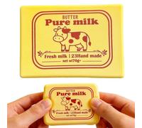 Butter Simulation Fidget, Slow Rising Relief Toy, Decorative Prop with Cute Feature, Stress Holder Accessory Tool, Stylish Desk Stand with Chic Design, Household Aid for Students Adults Classroom