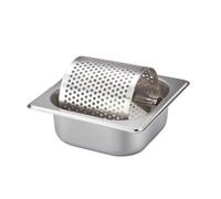Butter Spreader Container As Compact Countertop Butter Roller Dispenser for Efficient Coating of Sliced Bread Dinner Rolls Hamburger Buns Corn On The Cob Suitable for Cafeteria Use, 1L, No-Foot
