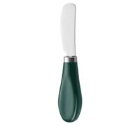 Butter Spreader,Stainless Steel Butter with Porcelain Handles,Butters Knives Spreader, Stainless Steel Cheese Knives with Ceramic Handle for Appetizers, Condiments, Jam, Breakfast (Green)