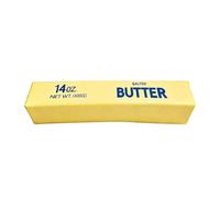 Butter Squishy, Salted Butter Design Stress Relief Squishies for Desk, Anxiety Relief Fidget Toy Sensory Toys for Adults & Kids, Funny Office Decor, A Way to Pass Time and Unwind (Yellow, 14oz)