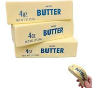 Butter Squishy Squish Toys, Slow Rebound Cute Butter Squeeze Stress Balls,Realistic Fidget Toys Anxiety Relief Sensory for Adults Kids, Stress Relief Sensory Toy,Funny-Themed Office Decor