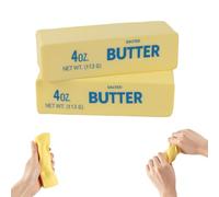 Butter Squishy - Viral Squishy Butter Toys, Slow Rising Squishies for Stress Relief, Portable Fidgets Squishies Butter, Home, Office & School Sensory Fidget Toy for Adults and Kids (2PCS)