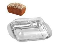 Butter Storage Box - Covered Butter Dish, Airtight Non Slip Butter Container | Airtight Stainless Steel Butter Storage Box with Lid