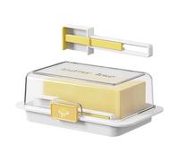 Butter Storage - Covered Tableware Container on the Worktop, Easy to Scoop, Unbreakable Cheese Storage Tray, Multifunctional Butter Holder, Serving Solution for Freshness, S