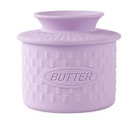Butter Storage for the Kitchen Worktop, Dishwasher Safe Container with Silicone Lid, French Butter Keeper, for Bakers, Household, Kitchen, Gift for Christmas, Easter, Birthday, Housewarming