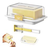 Butter Storage, | Hermetic Tinner-Non-Unbitable Retardation, Butter Storage Tray Easy to Pick Up with Spreader for Household Kitchen