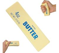 Butter Stress Toy Realistic Scented Fake Food Fidget Sticky Stress Relief Toy Calming Activity Sensory Toys For Adults Teens Kids Classroom Office School Travel Gift