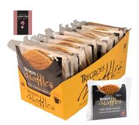 Butter Toffee Waffles 30 x 65g Snack Pack of 2 Golden Wafer Bulk Buy Individually Wrapped Biscuits for Tea Coffee Snack, Hotel, Office, B&B, Visitor Treats, Catering & Hospitality Food Service