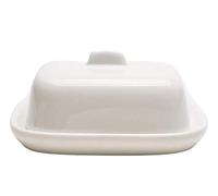Butter Tray Container,Porcelain with Lid, Household Butter Container, Large, White Butter Container