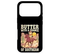 Butter With A Chance Of Southern Cooking Pun Case for iPhone 17 Pro