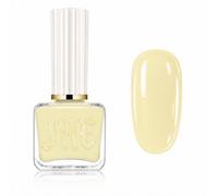 Butter Yellow Nail Polish 12ml - Pastel Yellow Nail Varnish, Quick Dry, Long-Lasting Glossy Jelly Finish, Sheer Buildable Colour, No UV Lamp for Spring Summer DIY Manicure