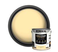 Ronseal One Coat Everywhere Interior Paint Buttercream Matt 2.5 Litre KCB.7015103.41804.76