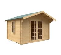 Buttercup Farm 10 X 12 Feet The Lotherton 28mm Cabin - Solid Wood/softwood/pine - L295 X W355 X H271.9 Cm - Natural