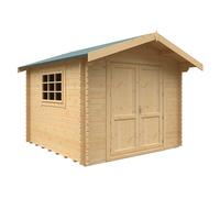 Buttercup Farm 10X10 The Marlborough 28mm Cabin - L295 X W295 X H261.6 Cm - Solid Wood/softwood/pine - Natural