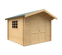 Buttercup Farm 10X10W Marlborough Plus 44mm Cabin - L295 X W295 X H261.6 Cm - Solid Wood/softwood/pine - Natural