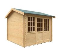 Buttercup Farm 10X10W The Henley Plus 44mm Cabin - L295 X W295 X H272.6 Cm - Solid Wood/softwood/pine - Natural
