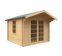 Buttercup Farm 10X10W The Lotherton Plus 44mm Cabin - L295 X W295 X H261.6 Cm - Solid Wood/softwood/pine - Natural