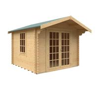 Buttercup Farm 10X10W The Lotherton Plus 44mm Cabin - L295 X W295 X H261.6 Cm - Solid Wood/softwood/pine - Natural