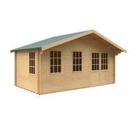 Buttercup Farm 10x18 The Forde 44mm Cabin - L295 x W535 x H302.9 cm in Natural Buttercup Farm Natural
