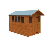Buttercup Farm 10X6 Cabin 12mm Shed - L295 X W175 X H229.7 Cm - Solid Wood/softwood/pine - Burnt Orange