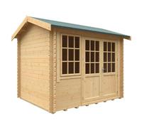 Buttercup Farm 10X8 The Henley 28mm Cabin - L295 X W235 X H262.3 Cm - Solid Wood/softwood/pine - Natural