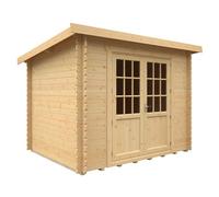 Buttercup Farm 10X8 The Kingsley 28mm Cabin - L295 X W235 X H232.8 Cm - Solid Wood/softwood/pine - Natural