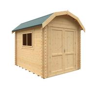 Buttercup Farm 10X8W The Alford Barn Plus 44mm Cabin - L295 X W235 X H277.6 Cm - Solid Wood/softwood/pine - Natural