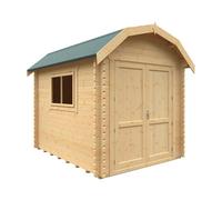 Buttercup Farm 10X8W The Alford Barn Plus 44mm Cabin - L295 X W235 X H277.6 Cm - Solid Wood/softwood/pine - Natural