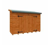 Buttercup Farm 12mm Glorybox Shed - Solid Wood/softwood/pine - L175 X W67.5 X H135.8 Cm - Burnt Orange