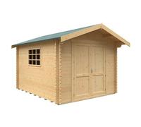 Buttercup Farm 12X10W Marlborough Plus 44mm Cabin - L355 X W295 X H261.6 Cm - Solid Wood/softwood/pine - Natural