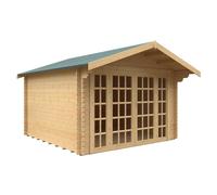 Buttercup Farm 12X12 Balmoral 44mm Cabin - L355 X W355 X H271.9 Cm - Solid Wood/softwood/pine - Natural
