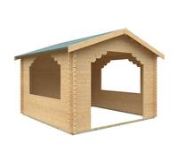 Buttercup Farm 12X12 The Stowe 44mm Cabin - L355 X W355 X H282.9 Cm - Solid Wood/softwood/pine - Natural