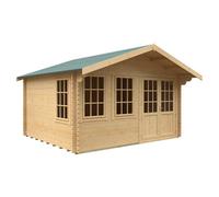 Buttercup Farm 12X14 The Forde 44mm Cabin - L355 X W415 X H282.2 Cm - Solid Wood/softwood/pine - Natural
