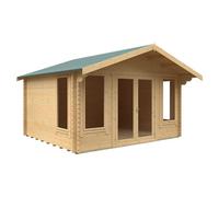 Buttercup Farm 12X14 The Sutton 44mm Cabin - L355 X W415 X H282.2 Cm - Solid Wood/softwood/pine - Natural