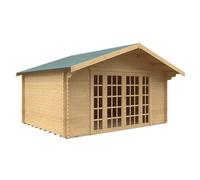 Buttercup Farm 12X16 Balmoral 44mm Cabin - L355 X W475 X H292.6 Cm - Solid Wood/softwood/pine - Natural