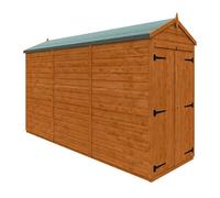 Buttercup Farm 12X4 Flex Apex Double Door Windowless 12mm Flex - L353.8 X W115 X H209 Cm - Solid Wood/softwood/pine - Burnt Orange