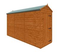 Buttercup Farm 12X4 Flex Apex Windowless 12mm Flex - L353.8 X W115 X H209 Cm - Solid Wood/softwood/pine - Burnt Orange