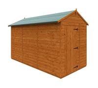 Buttercup Farm 12X6 Flex Apex Windowless 12mm Flex - L353.8 X W175 X H213.5 Cm - Solid Wood/softwood/pine - Burnt Orange