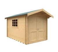 Buttercup Farm 12X8 The Marlborough 28mm Cabin - L355 X W235 X H251.3 Cm - Solid Wood/softwood/pine - Natural